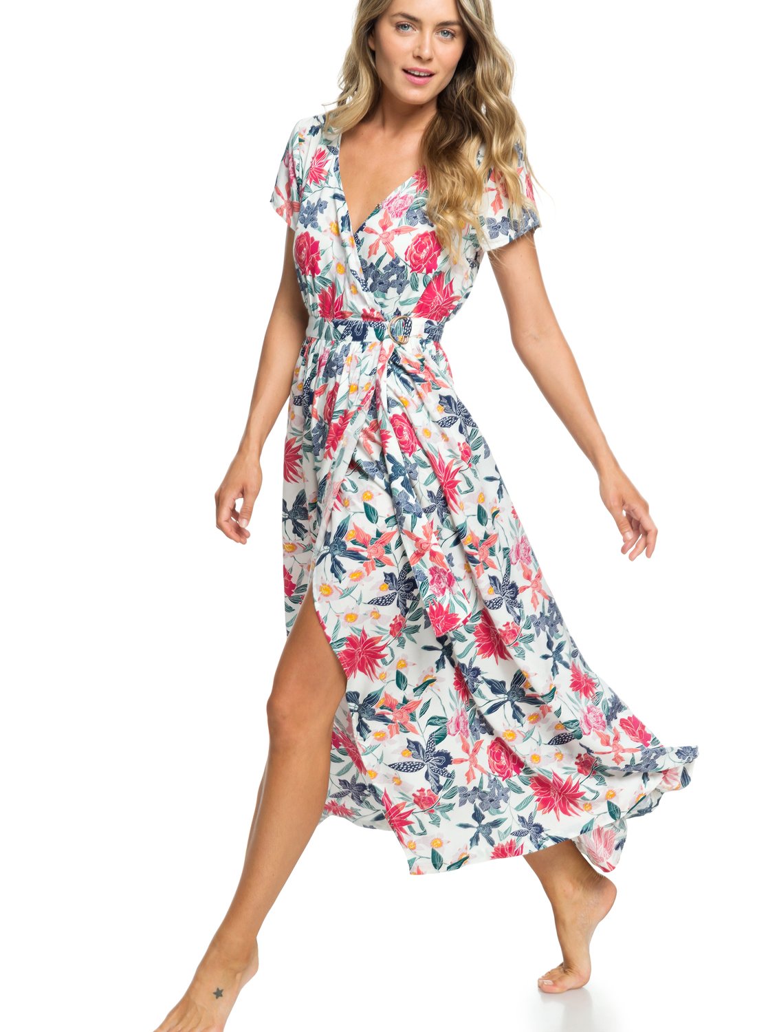 District Nights Ankle Length Dress